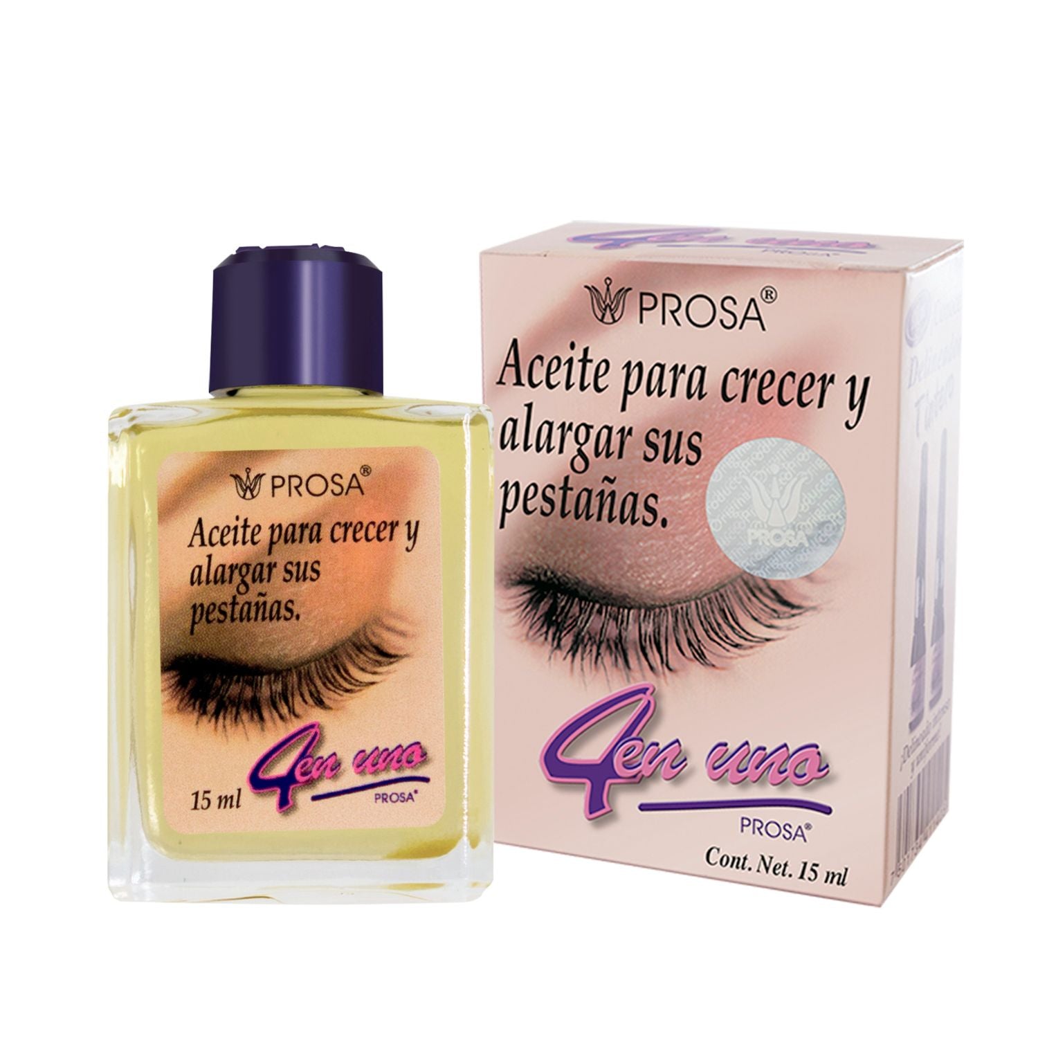 ACEITE PARA CRECER Y ALARGAR PESTAÑAS 4 EN 1 PROSA