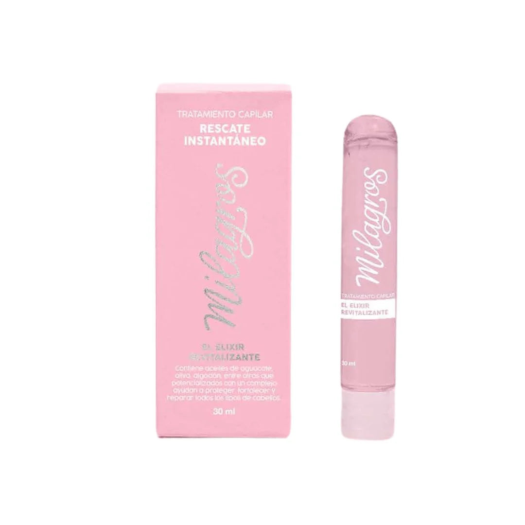 Tratamiento Capilar Rescate Instantáneo El Elixir Revitalizante MILAGROS