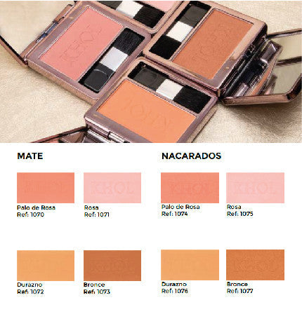 RUBORES COMPACTOS MATE KHÖL